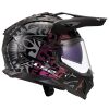 LS2 MX702 PIONEER II-06 RANGI adventure helma černá vel.M